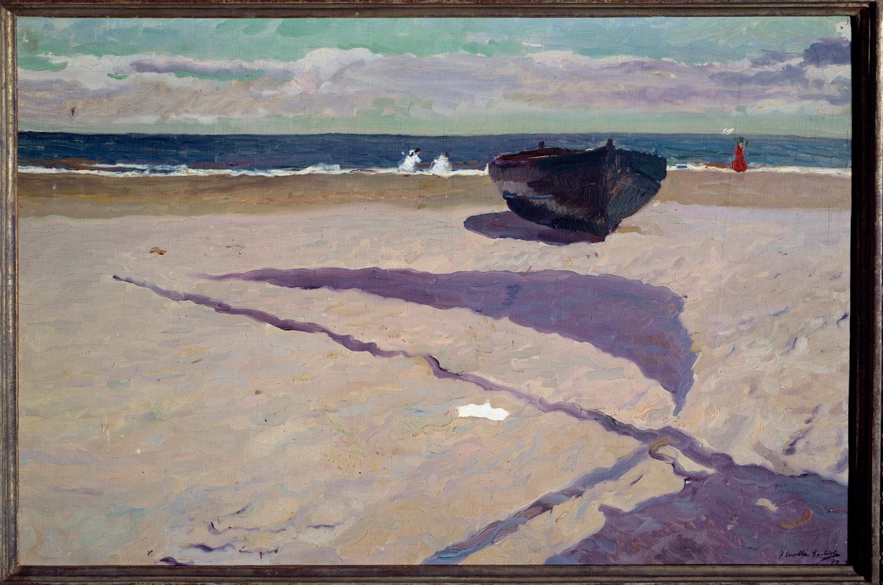 Skuggan av båten målning av Joaquin Sorolla y Bastida (1862-1923) 1903 Madrid, Sorolla Museum av Joaquín Sorolla