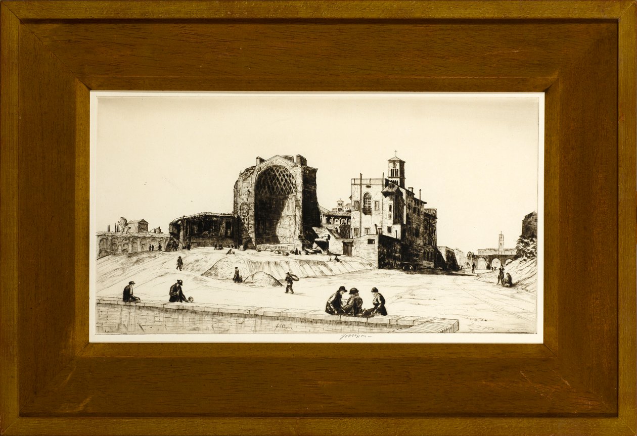 Venus och Roms tempel, Rom, ca 1922 av Job Nixon