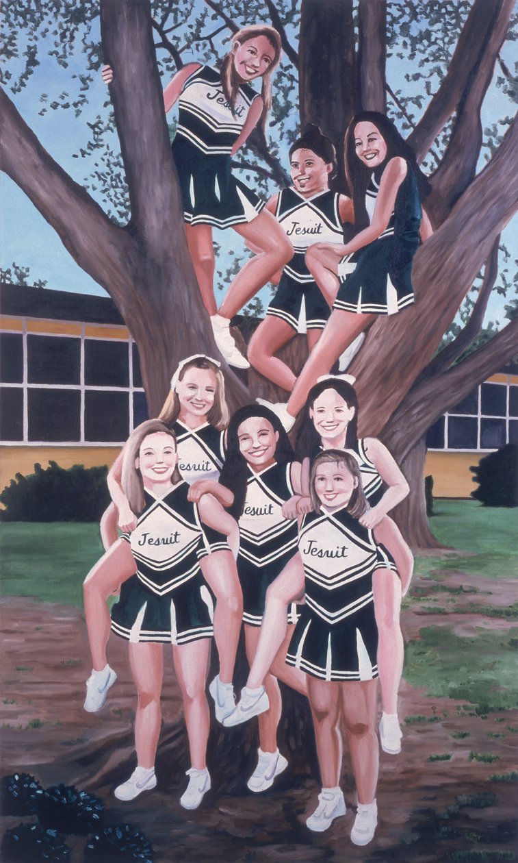 Jesuit Cheerleaders in a Tree, 2002 av Joe Heaps Nelson
