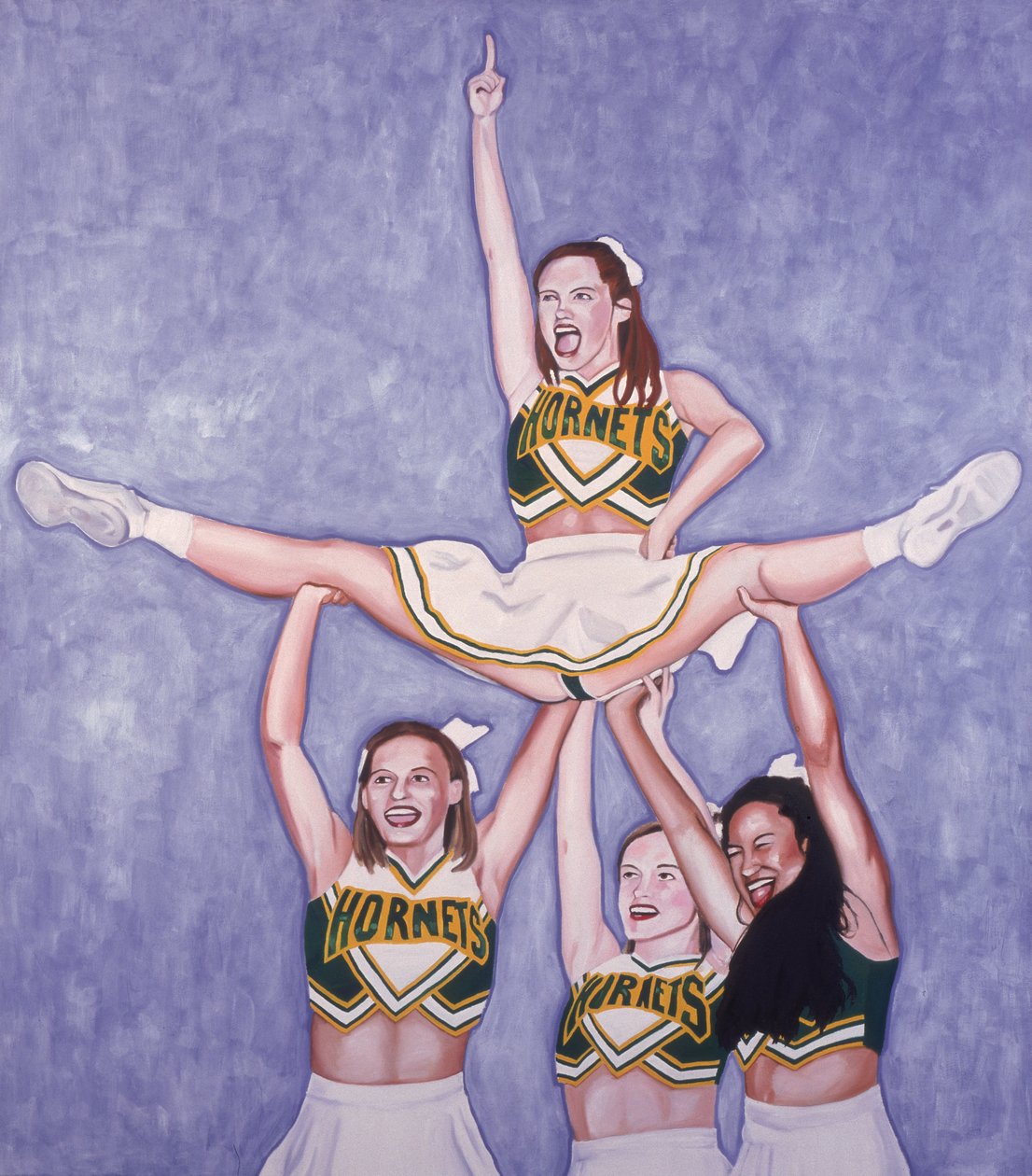 Lets go Hornets #1 Yeah!, 2002 (olja & akryl på duk) av Joe Heaps Nelson