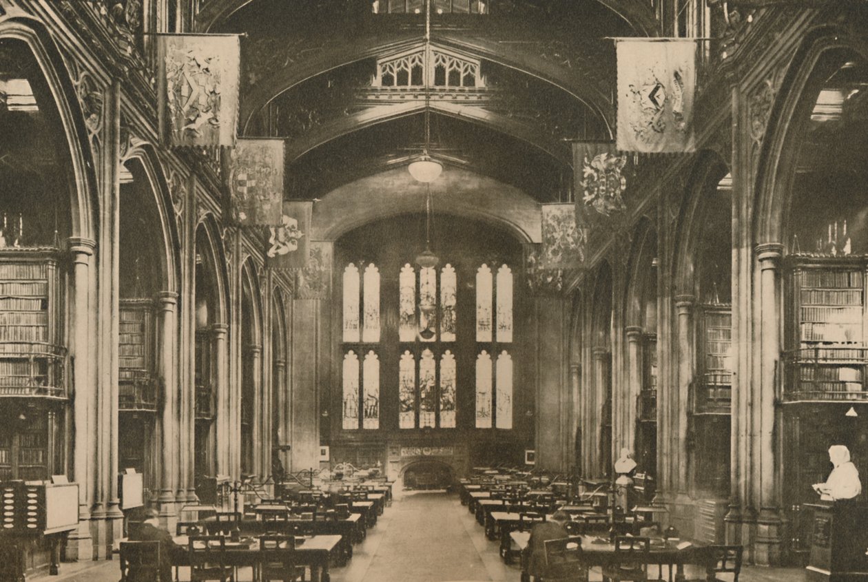 Library of the Guildhall som varje Londonbor bör gå till, c1935. av Joel