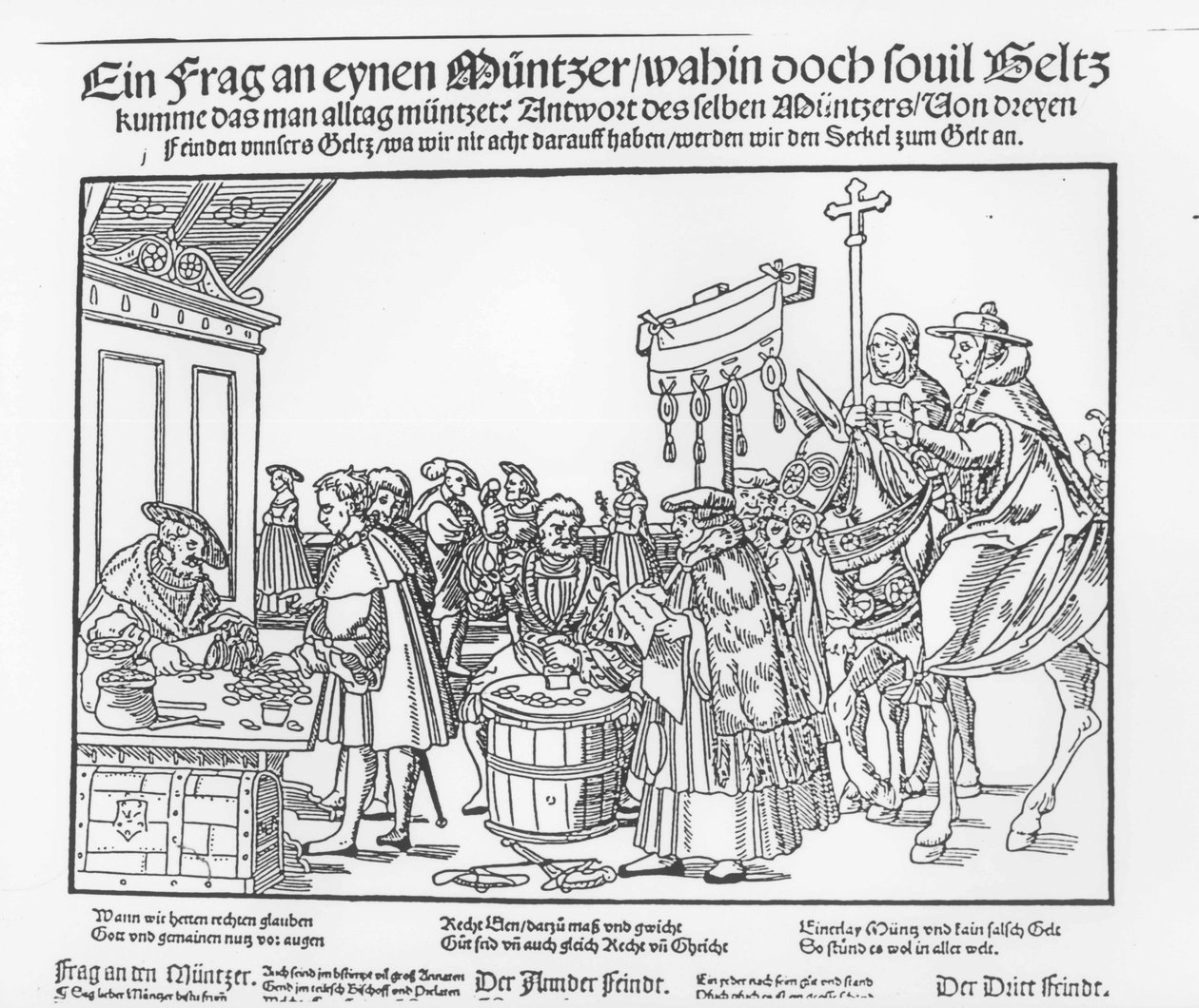 En fråga till en myntmakare, ca 1500 av Joerg the Elder Breu