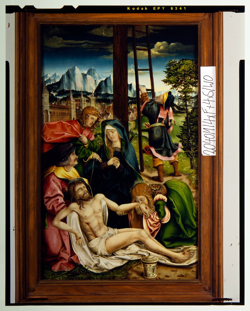 Klagovisan över den döde Kristus (panel) av Joerg the Elder Breu