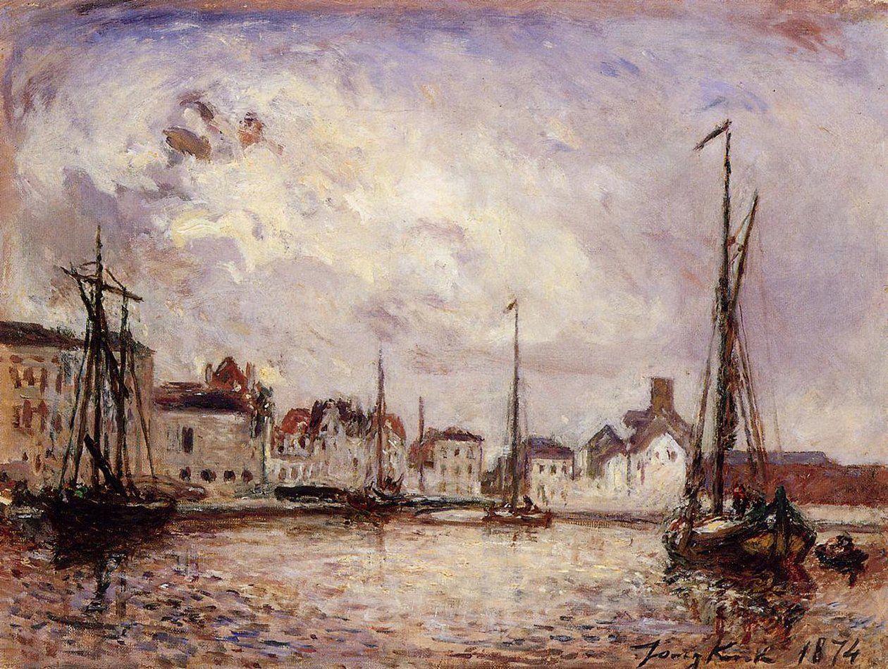 Bryssel, lagerdistriktet, 1874 av Johan Barthold Jongkind