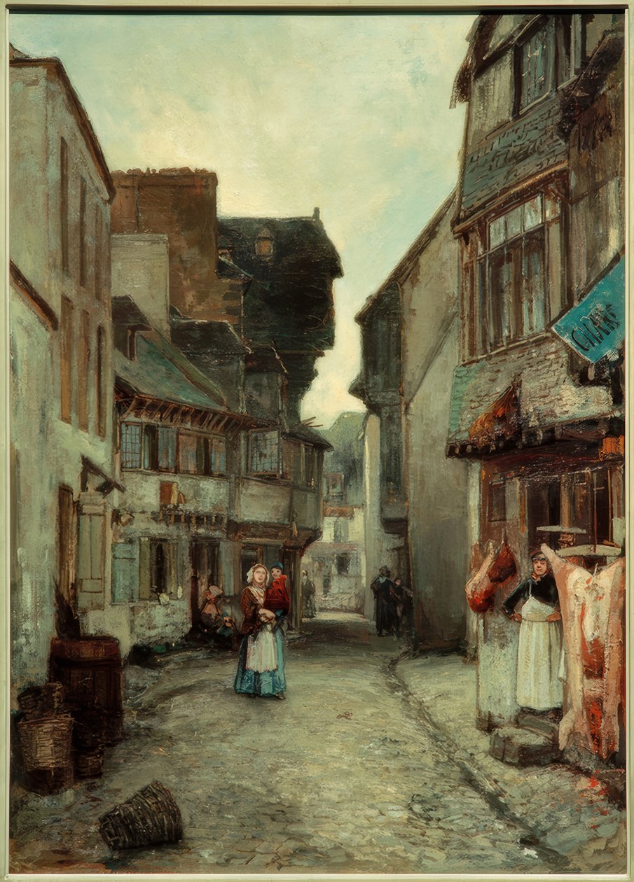Allé i Landerneau av Johan Barthold Jongkind