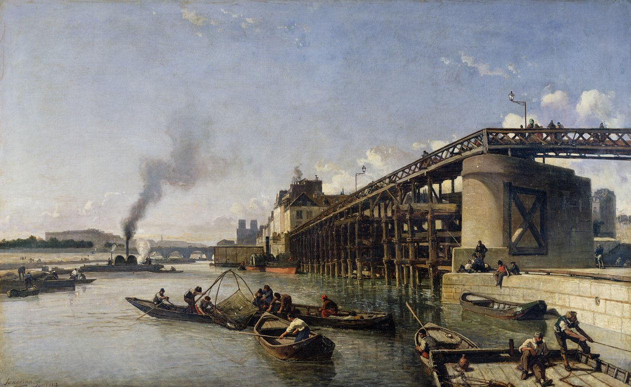 Utsikt över Paris, Seine eller l