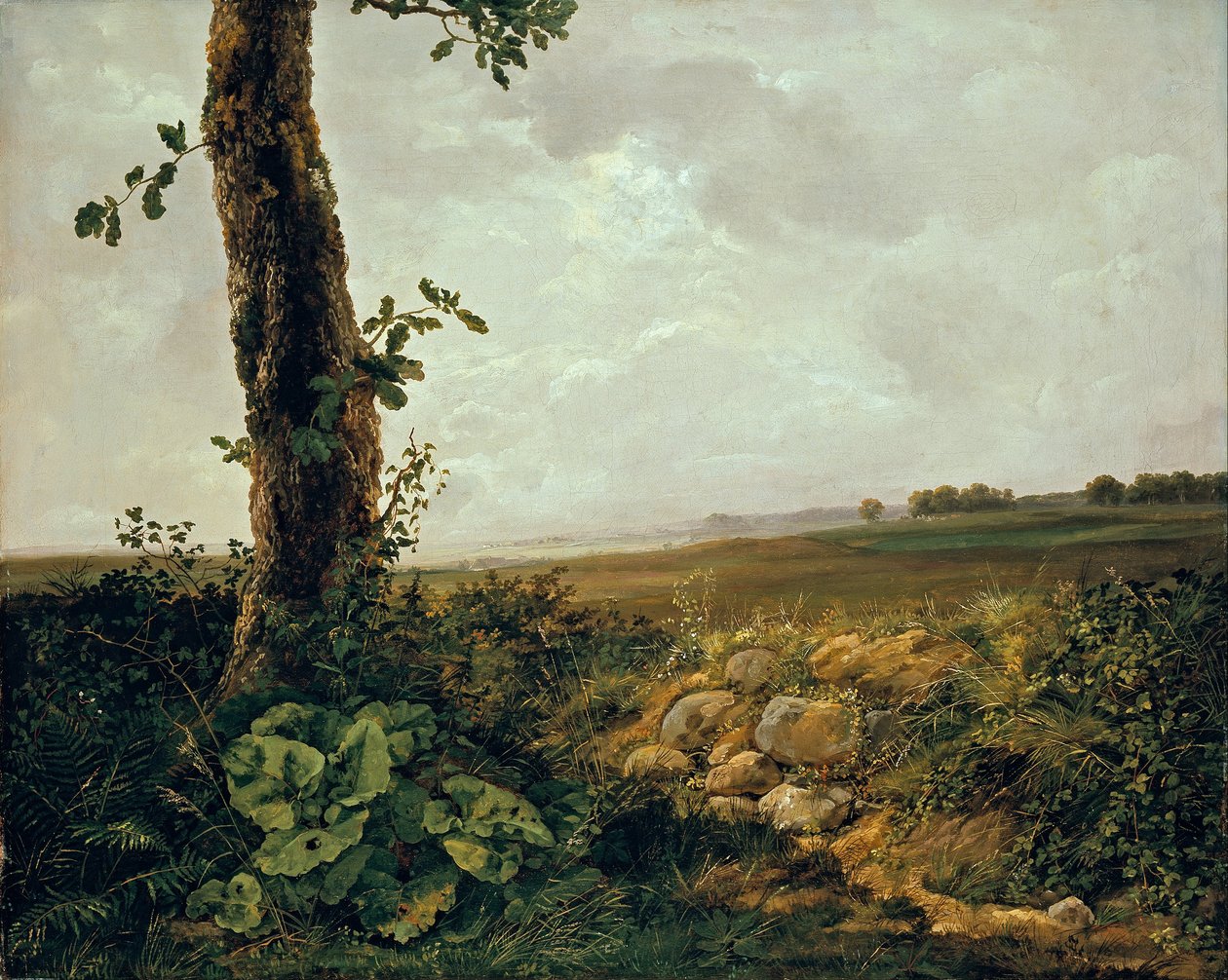 Visa nära Prestø av Johan Christian Dahl