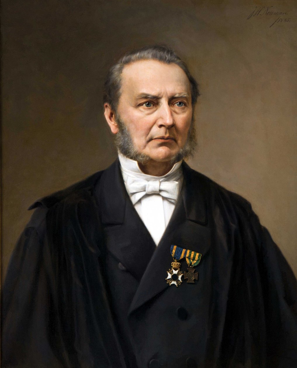 Joannes Henricus Scholten (1811-1885), professor Leiden University. Målning av Johan Heinrich Neuman (1819-1898) av Johan Heinrich Neuman
