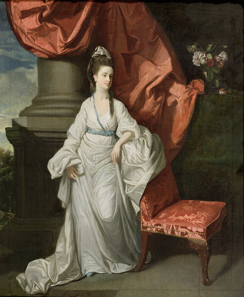 Lady Grant, hustru till Sir James Grant, Bt. 1770-80 av Johan Joseph Zoffany