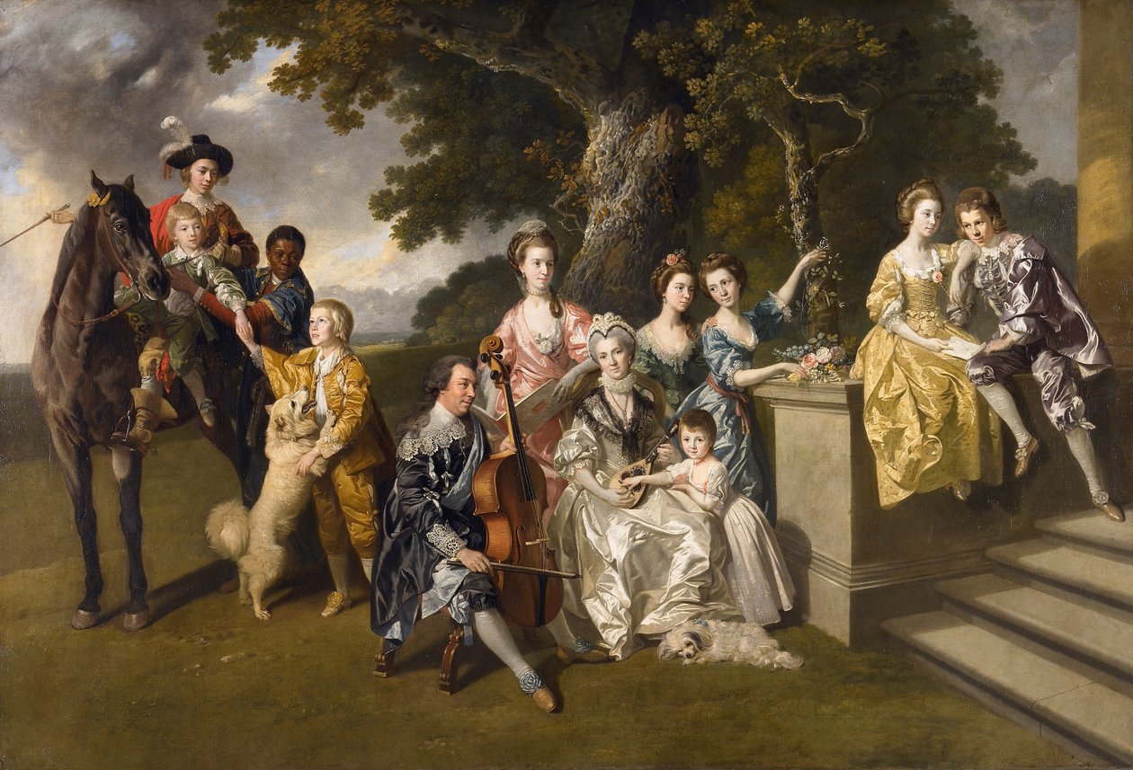 Sir William Youngs familj av Johan Joseph Zoffany