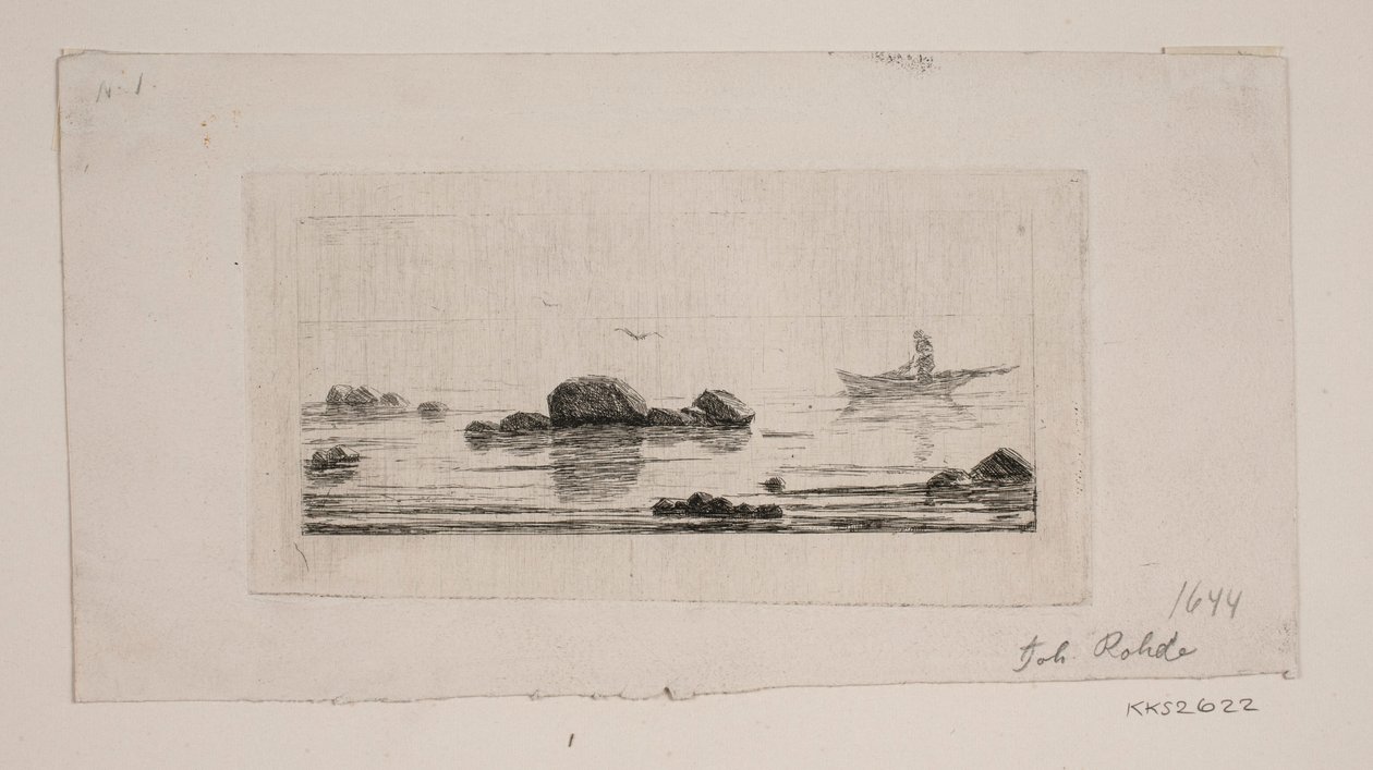 Strandparti  av Johan Rohde