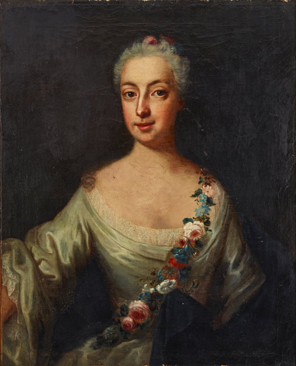 Porträtt föreställande Catharina Bonde af Björnö av Johan Stålbom