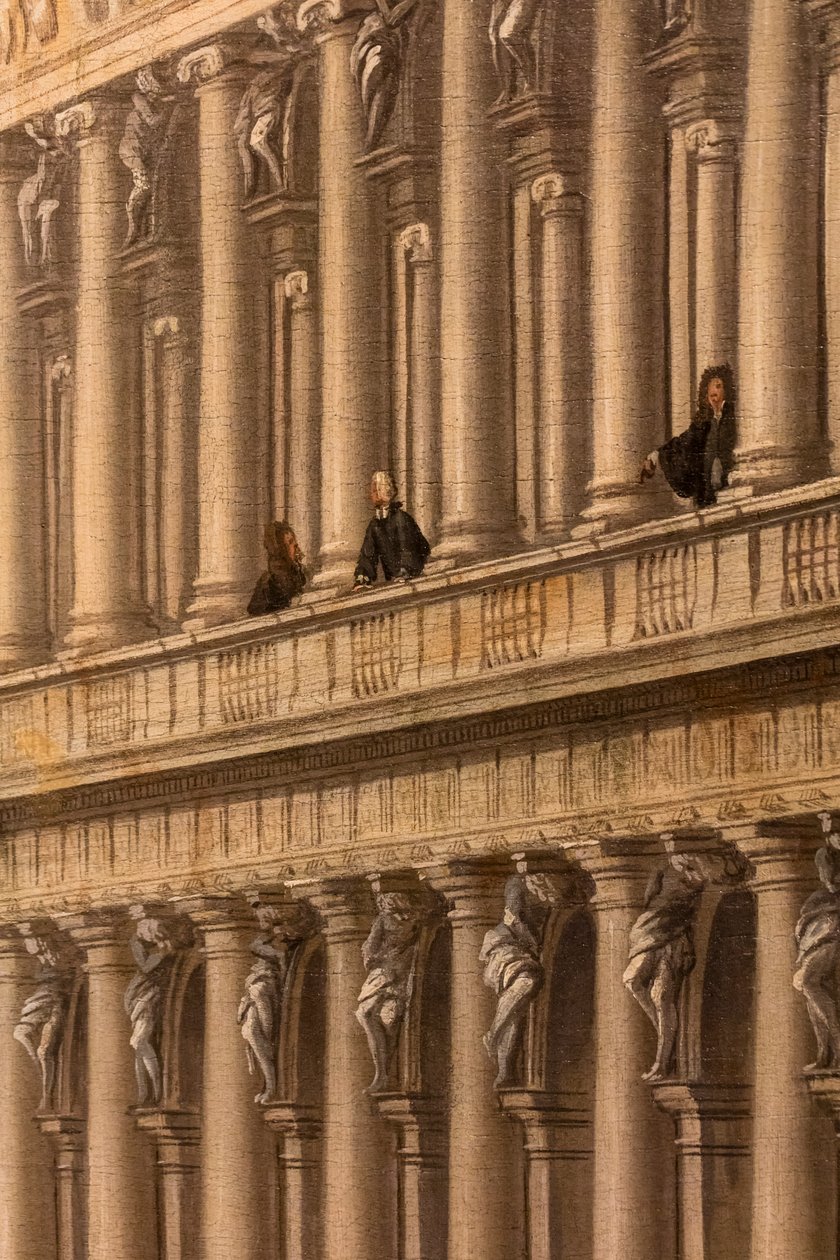 Utsikt över Piazzetta, Venedig, ca 1730-35 (olja på duk) av Johan Anton Richter