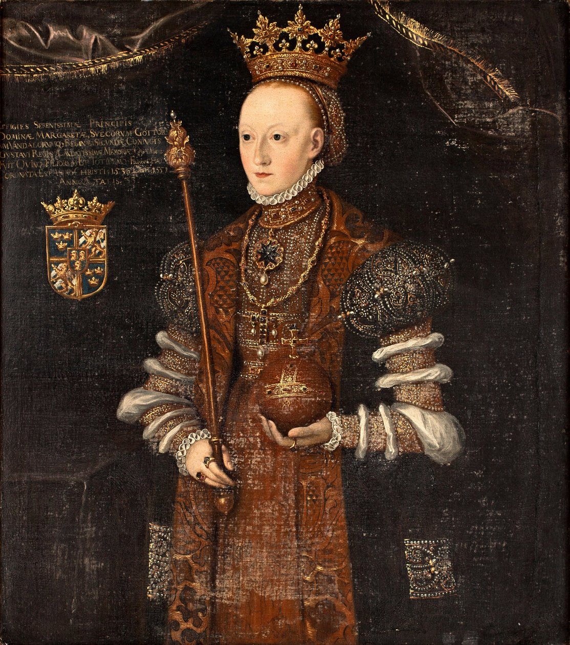Queen Margaret Leijonhufvud of Sweden av Johan Baptista van Uther
