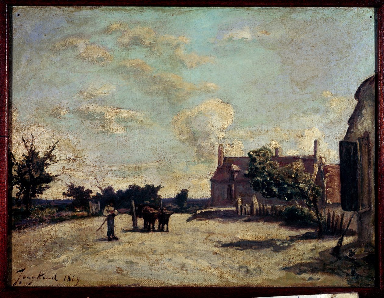 Värdsmålning av Jean Barthold Jongkind (1819-1891) 1869 Paris, Musee du Peute Palais. av Johan Barthold Jongkind
