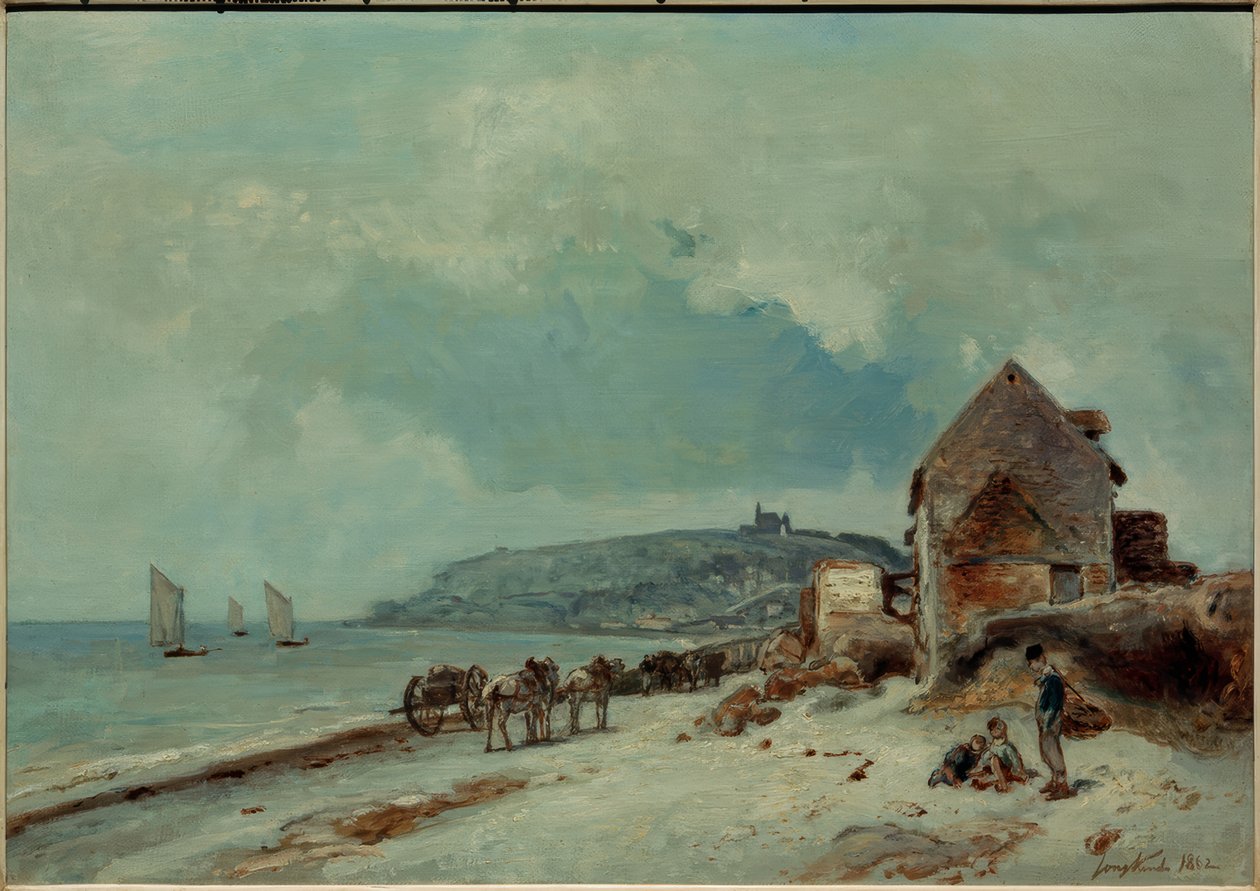 Stranden i Sainte-Adresse av Johan Barthold Jongkind