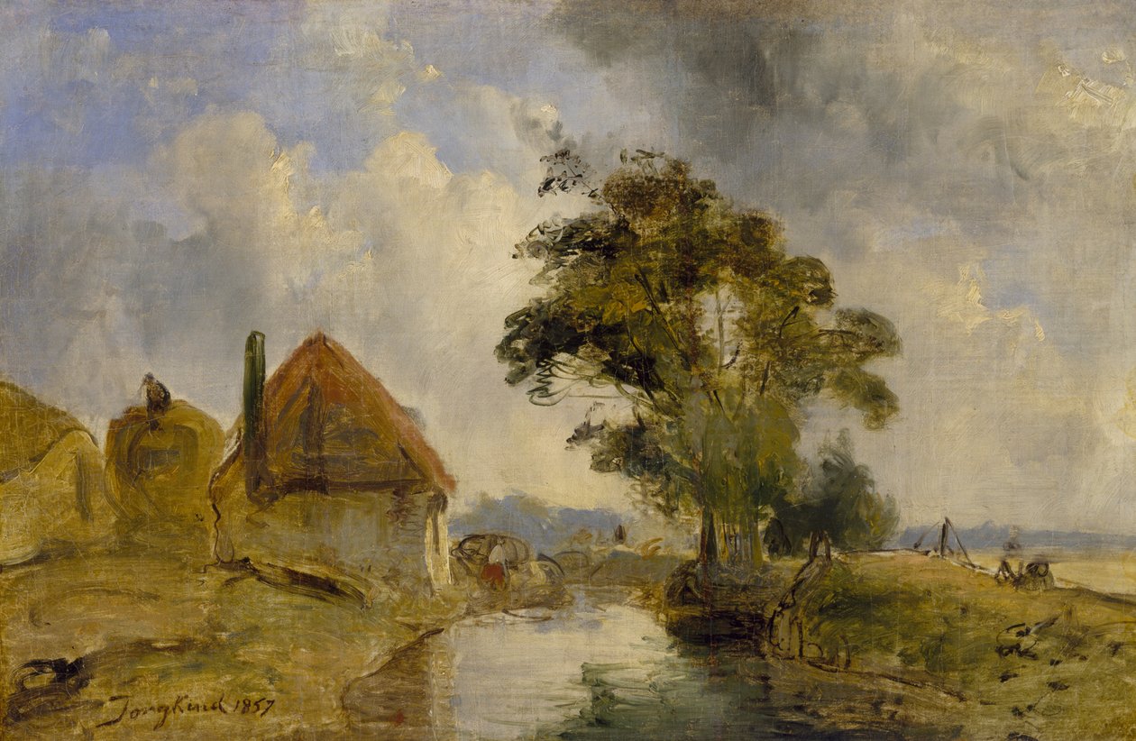Bredas omgivningar, 1857 av Johan Barthold Jongkind