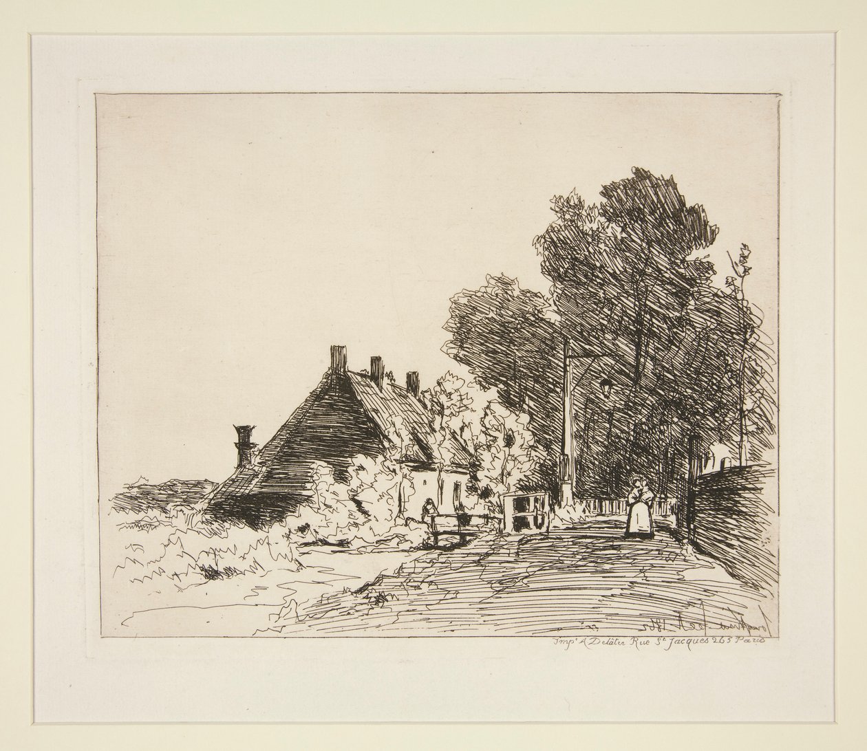 La Nourrice (Sköterskan) av Johan Barthold Jongkind