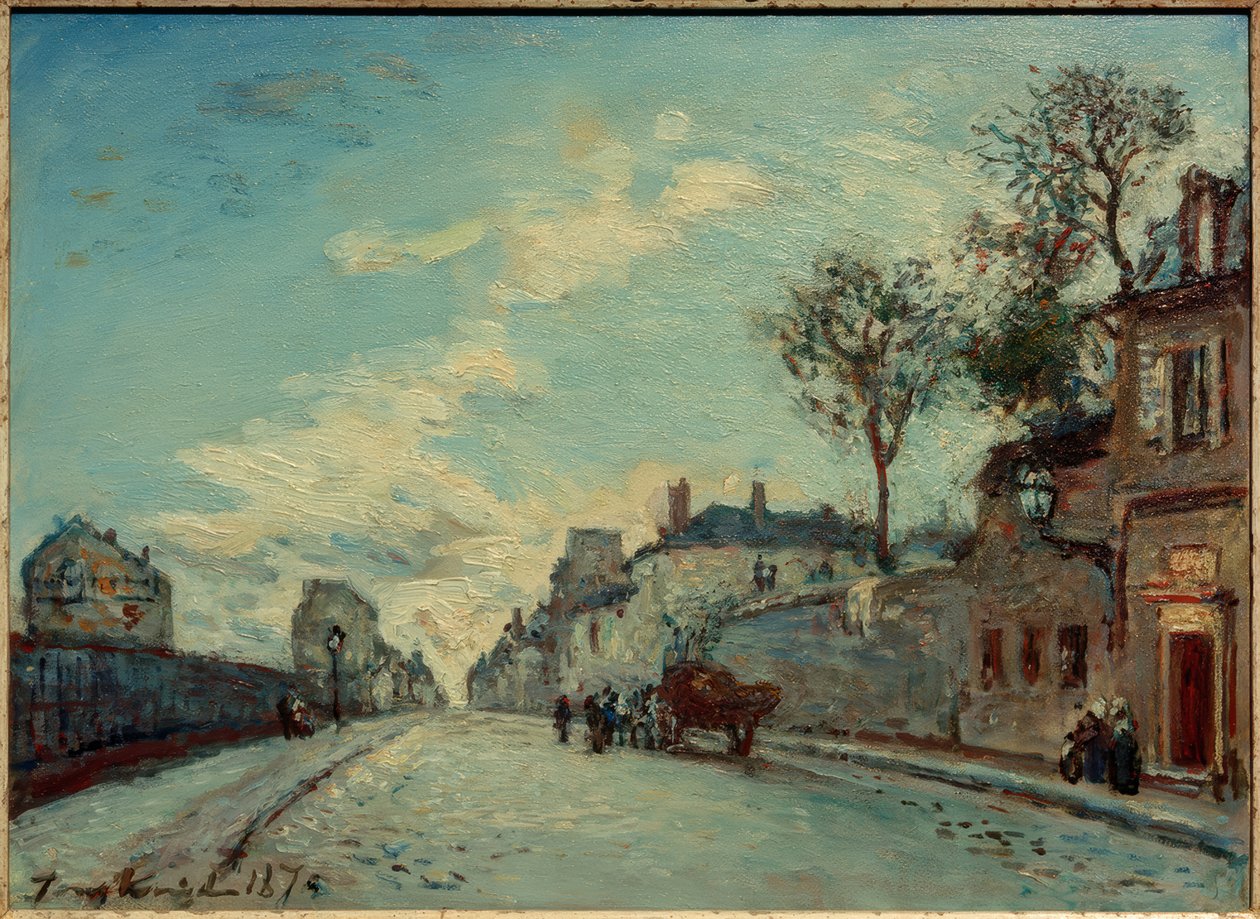 Paris, på Rue Picpus av Johan Barthold Jongkind