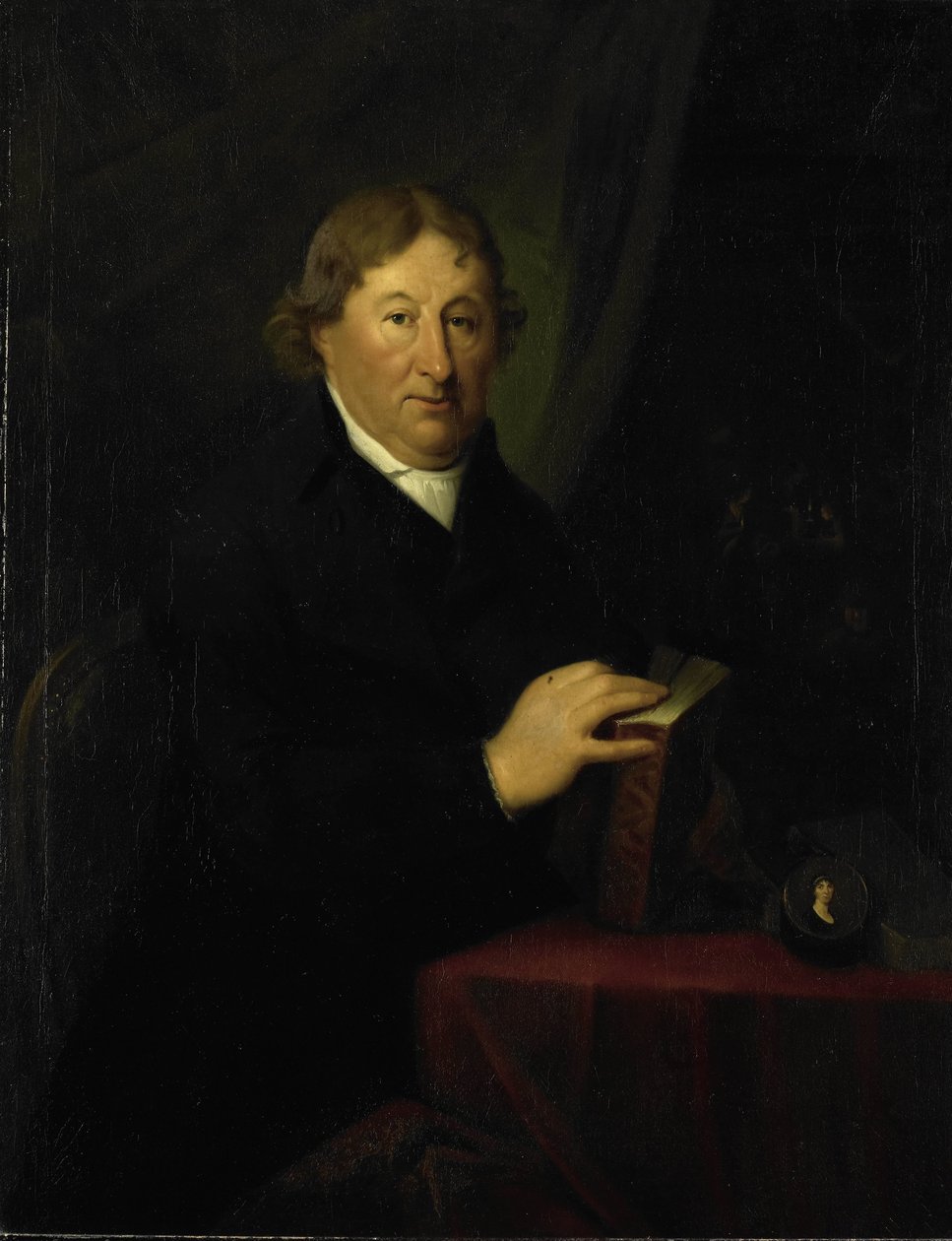 Porträtt av Gerrit van der Pot, Lord of Groeneveld, konstsamlare i Rotterdam av Johan Bernard Scheffer