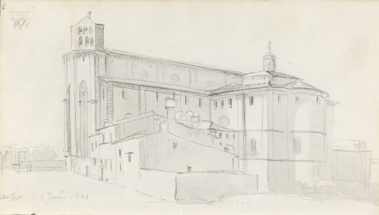Domkyrkan, Arezzo av Johan Christian Dahl