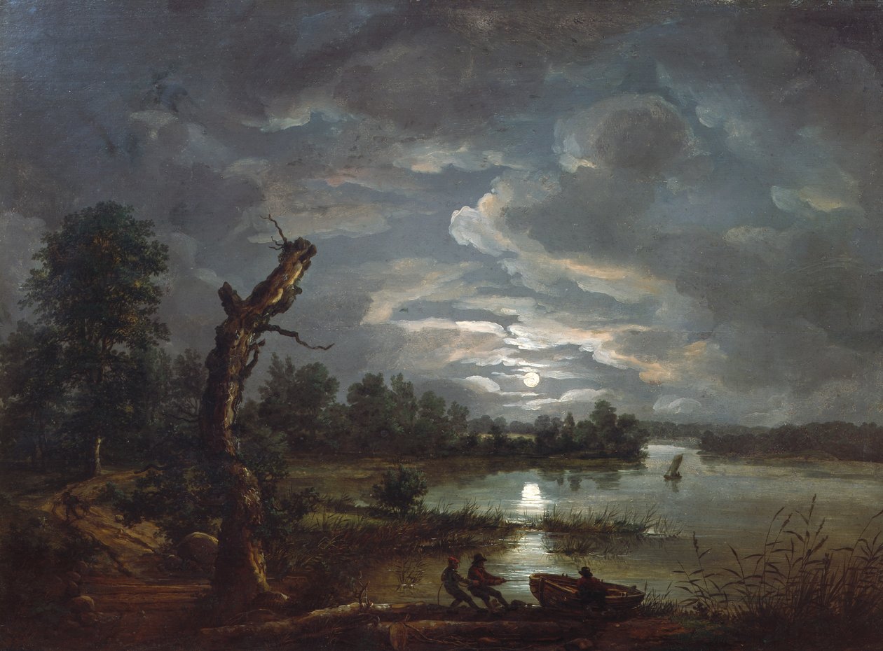 Esrum hav, c.1814 av Johan Christian Dahl