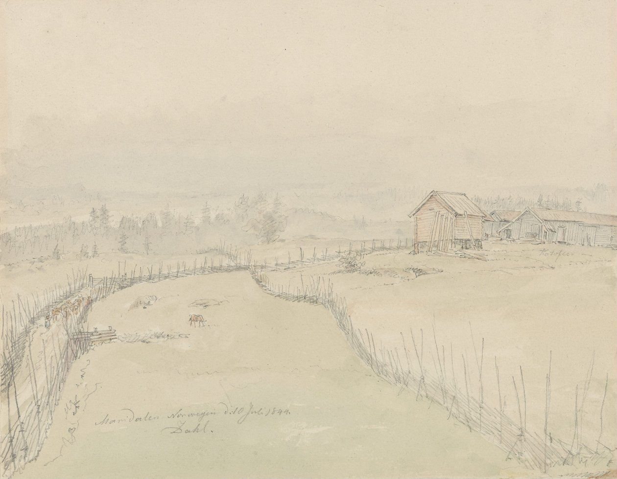 Från Maridalen av Johan Christian Dahl