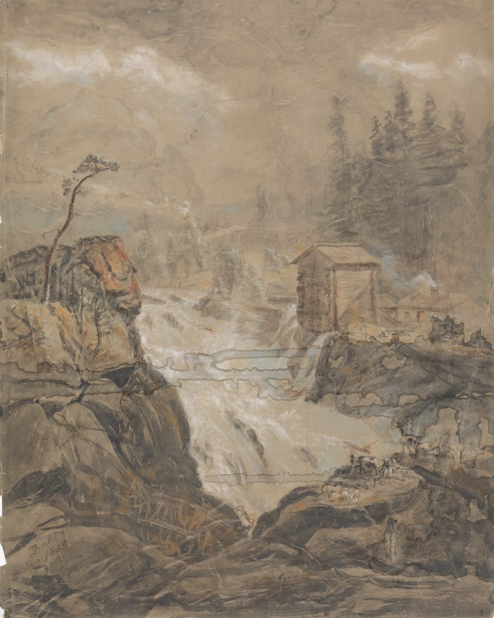 Labrofossen av Johan Christian Dahl