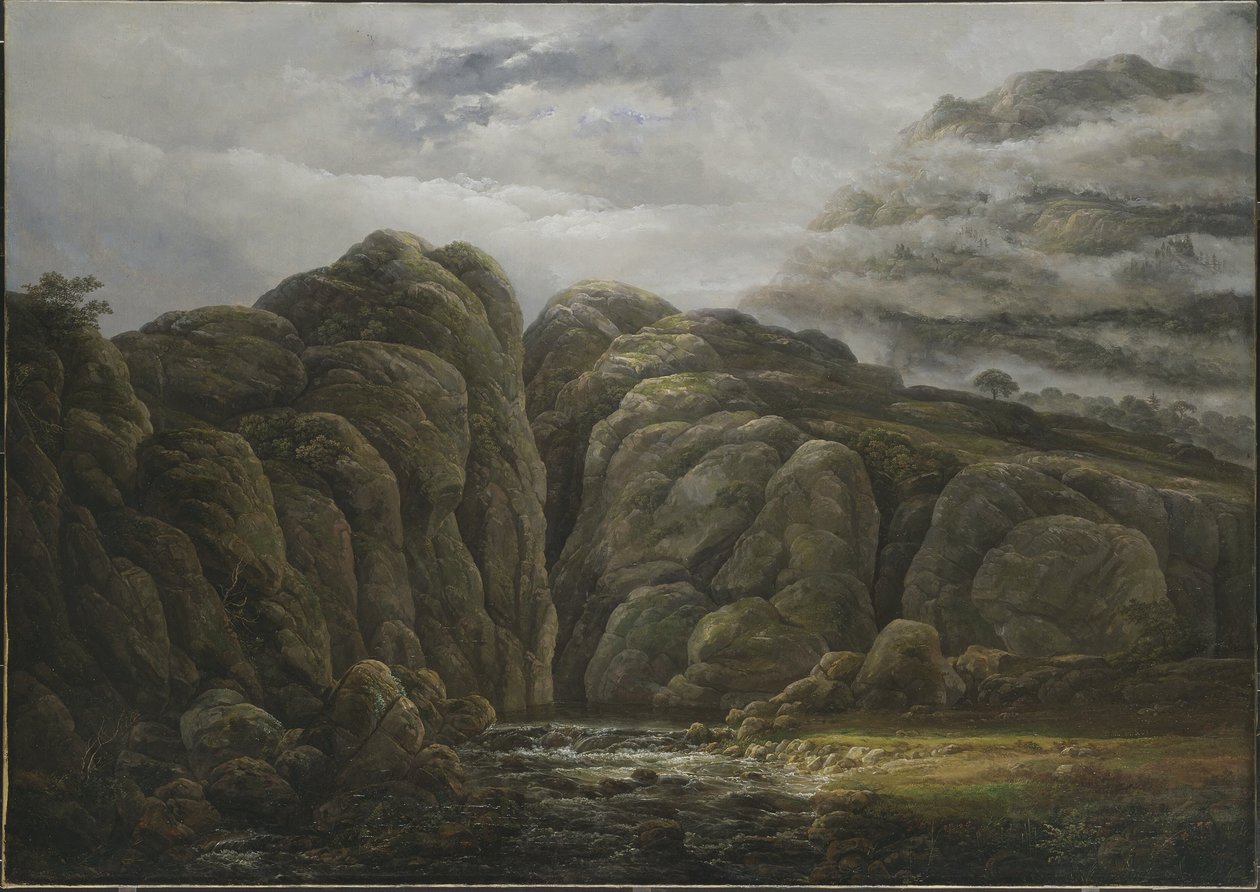 Norskt bergslandskap av Johan Christian Dahl