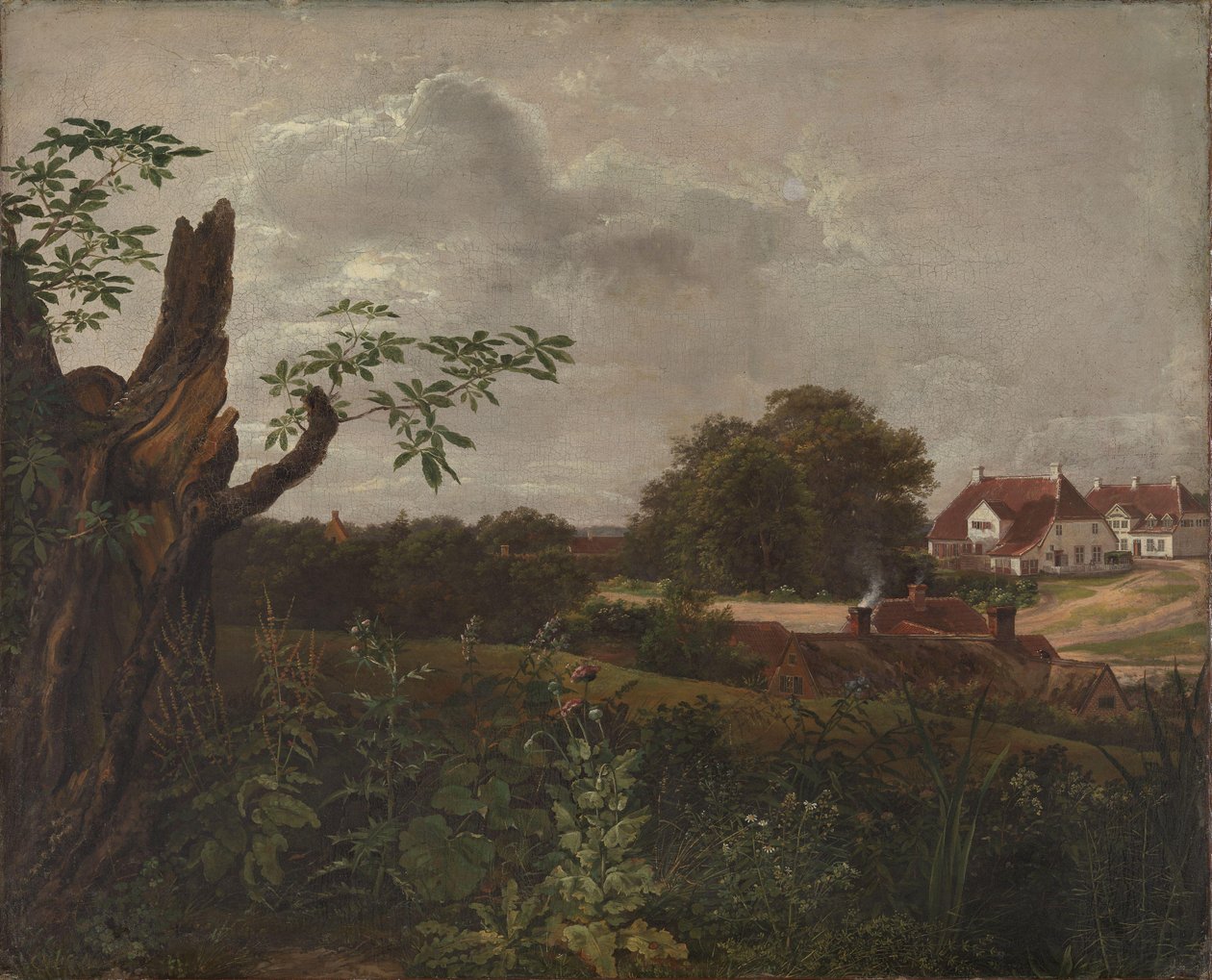 Det stora värdshuset i Fredensborg av Johan Christian Dahl
