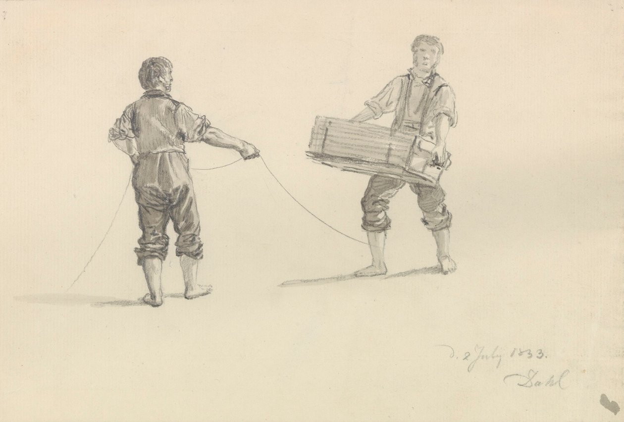 Två män av Johan Christian Dahl