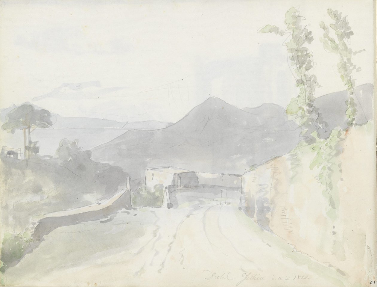 Vid Casamicciola, Ischia av Johan Christian Dahl