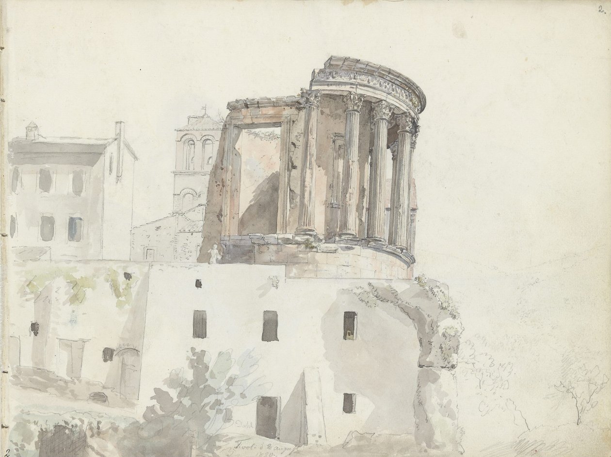 ”Vestas tempel”, Tivoli av Johan Christian Dahl