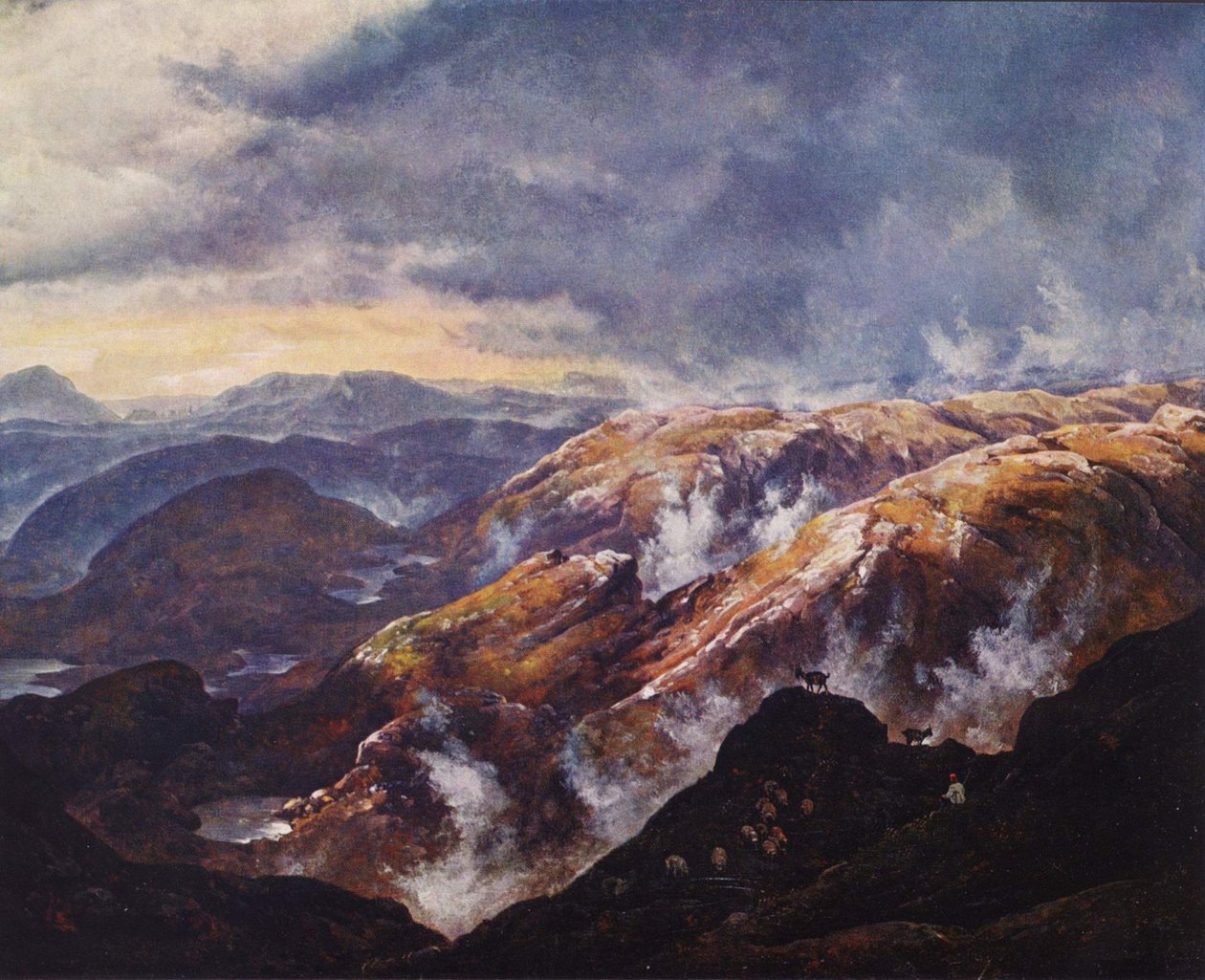 Utsikt från Lyshornet av Johan Christian Dahl