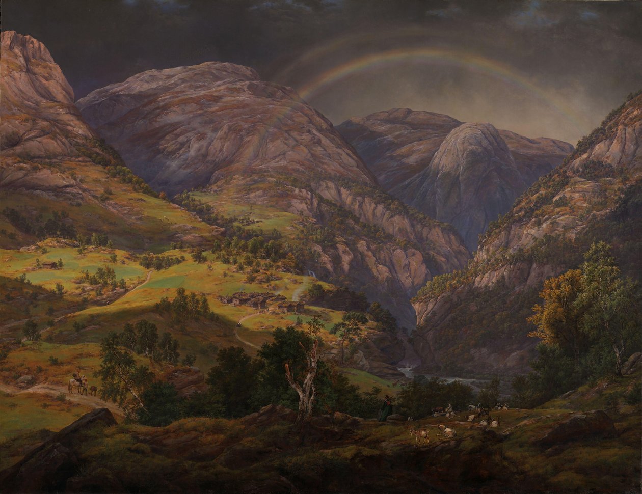 Utsikt från Stalheim av Johan Christian Dahl