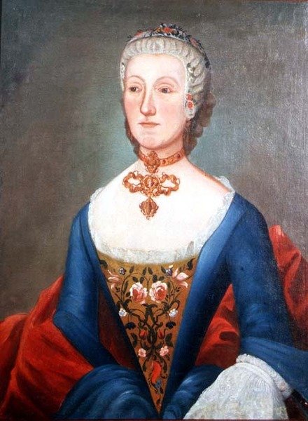 Porträtt av Anne Elizabeth Amalie Berg (Simonsen) av Johan Christian Remin