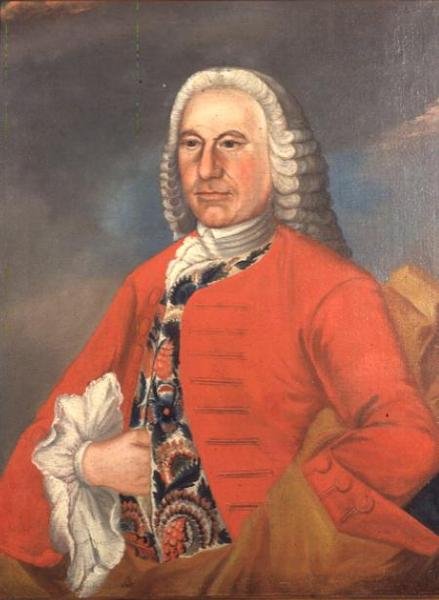 Porträtt av Justitstraad Bonde Simonsen av Johan Christian Remin