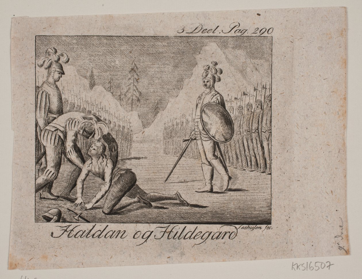 Vinjetten. Haldane och Hildegard av Johan Christoph Seehusen