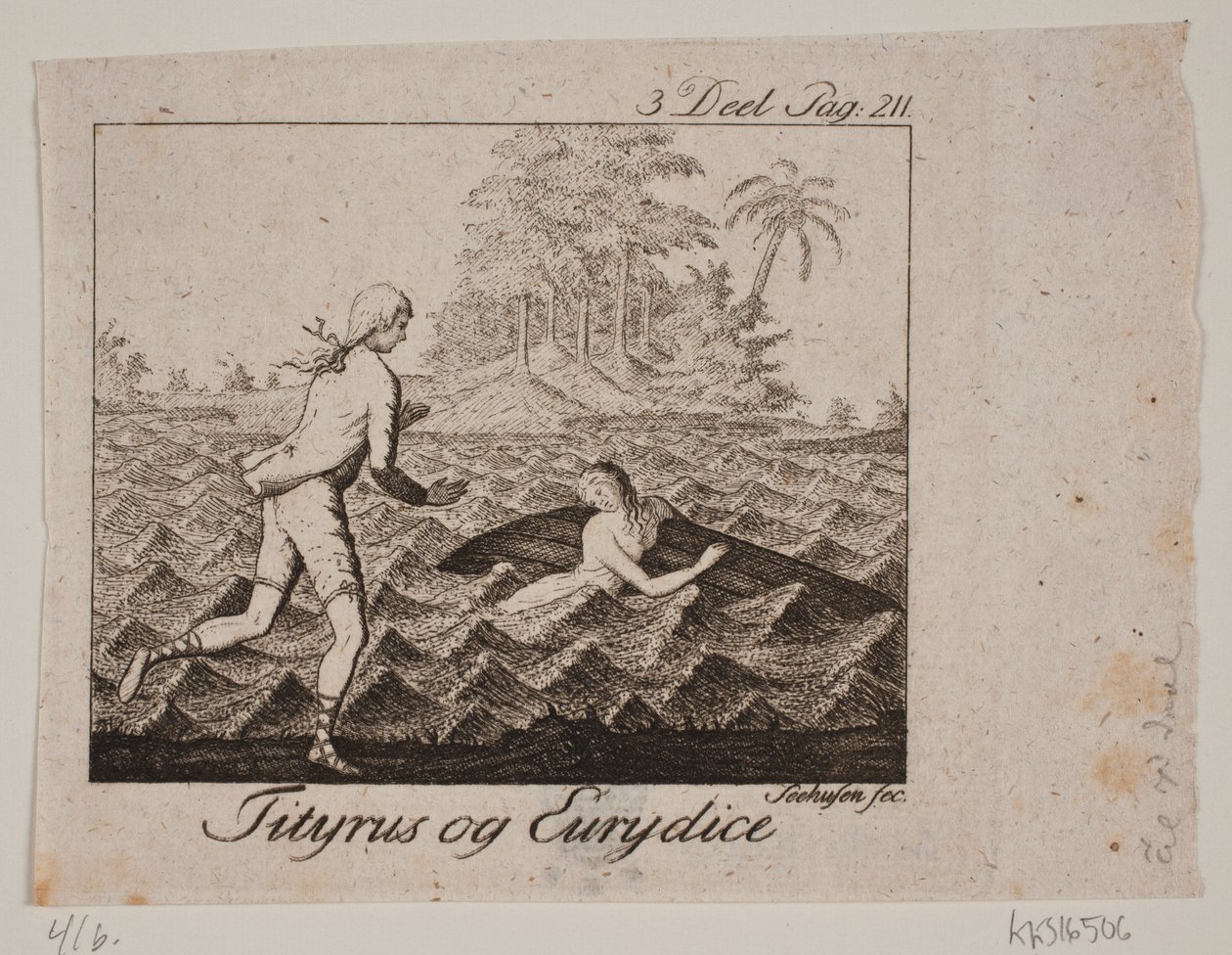 Vinjetten. Tityrus och Eurydike av Johan Christoph Seehusen