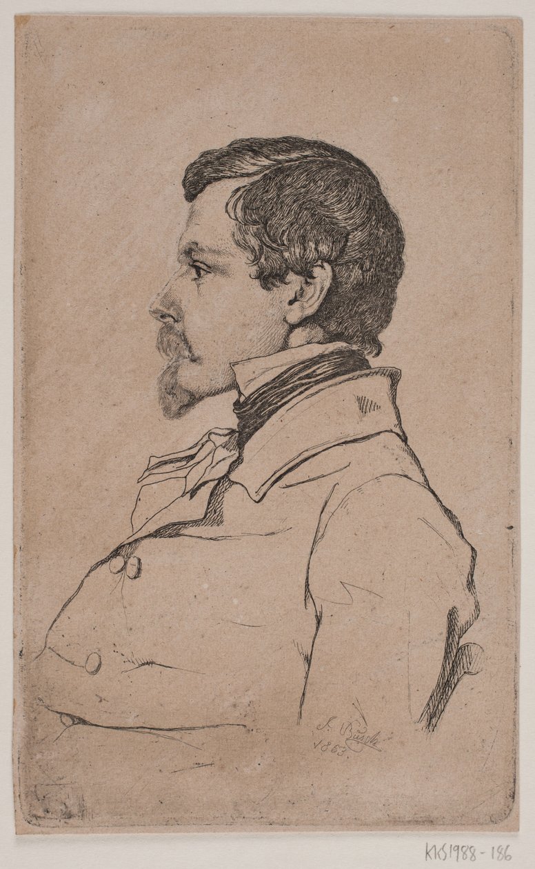 Porträtt av Jacob Kornerup av Johan Frederik Busch