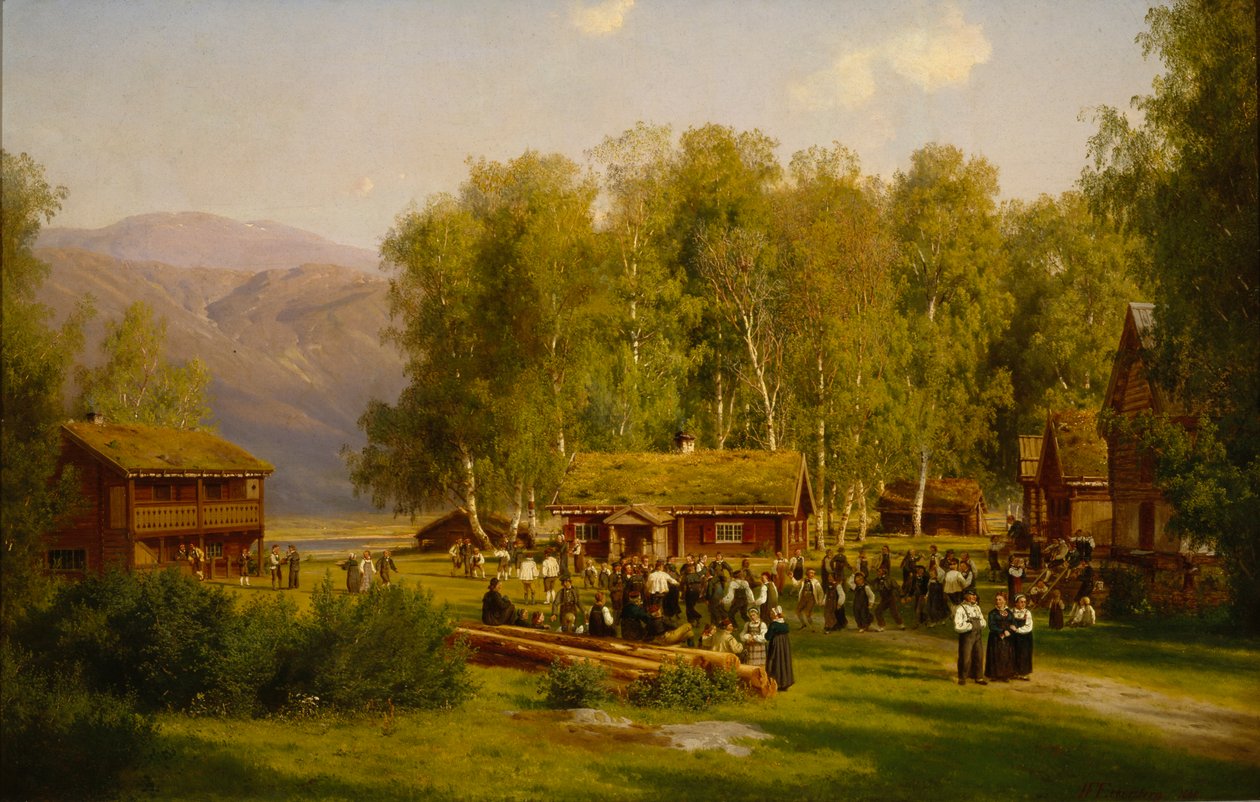 Midsommarfest av Johan Fredrik Eckersberg