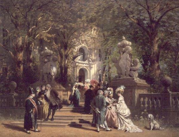 Efter kyrkan av Johan Friedrich Hennings