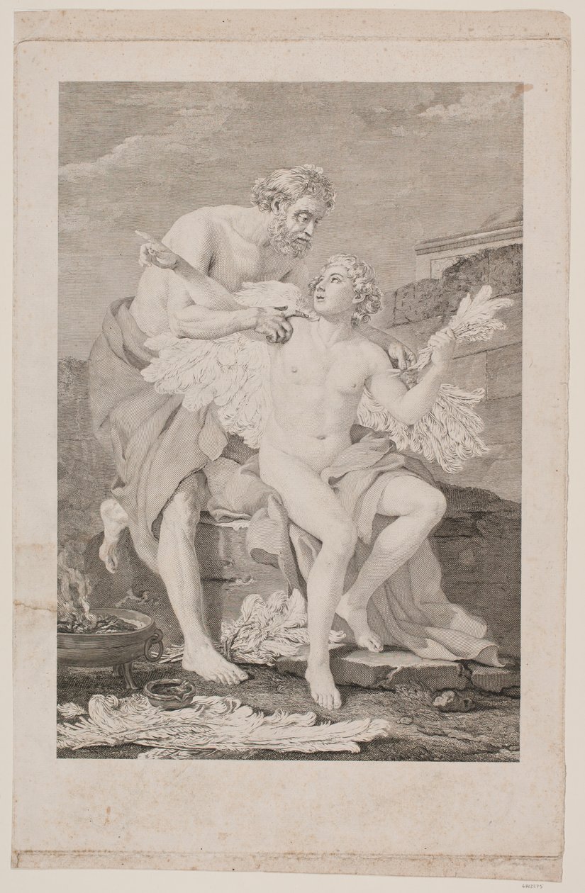 Daedalus och Ikaros av Johan Georg Preisler