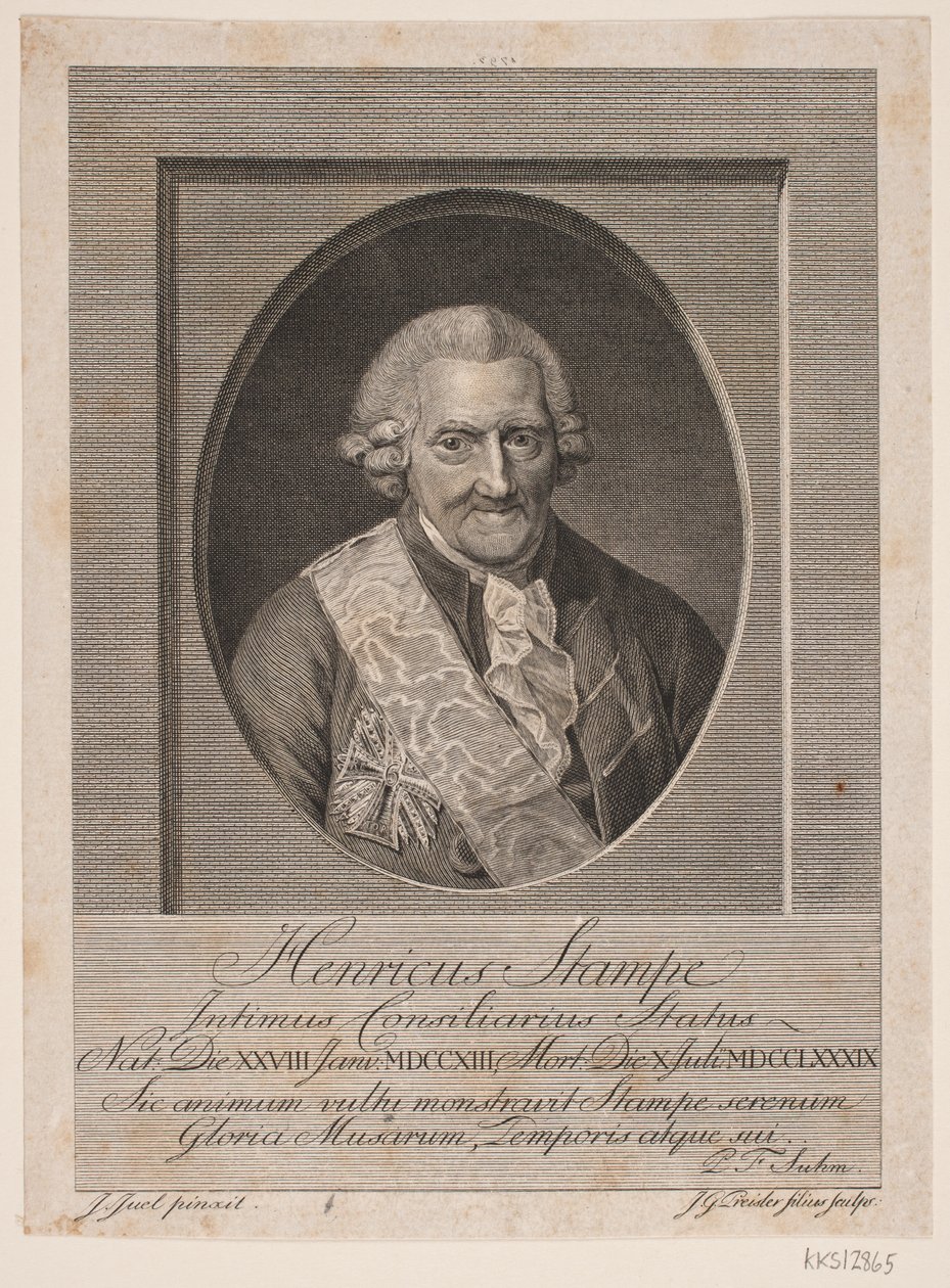 Henrik Stampe av Johan Georg Preisler