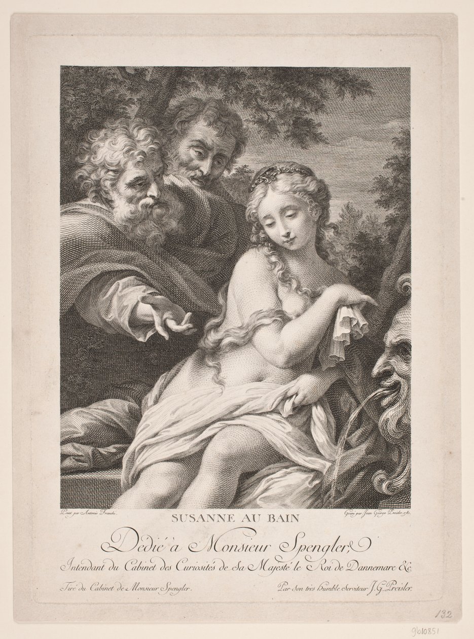 Susanna i badet av Johan Georg Preisler