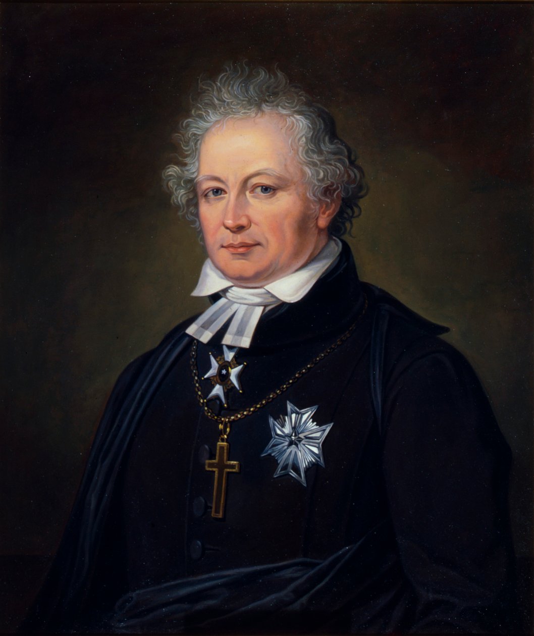 Esaias Tegnér, Swedish poet and bishop, 19th century av Johan Gustaf Sandberg