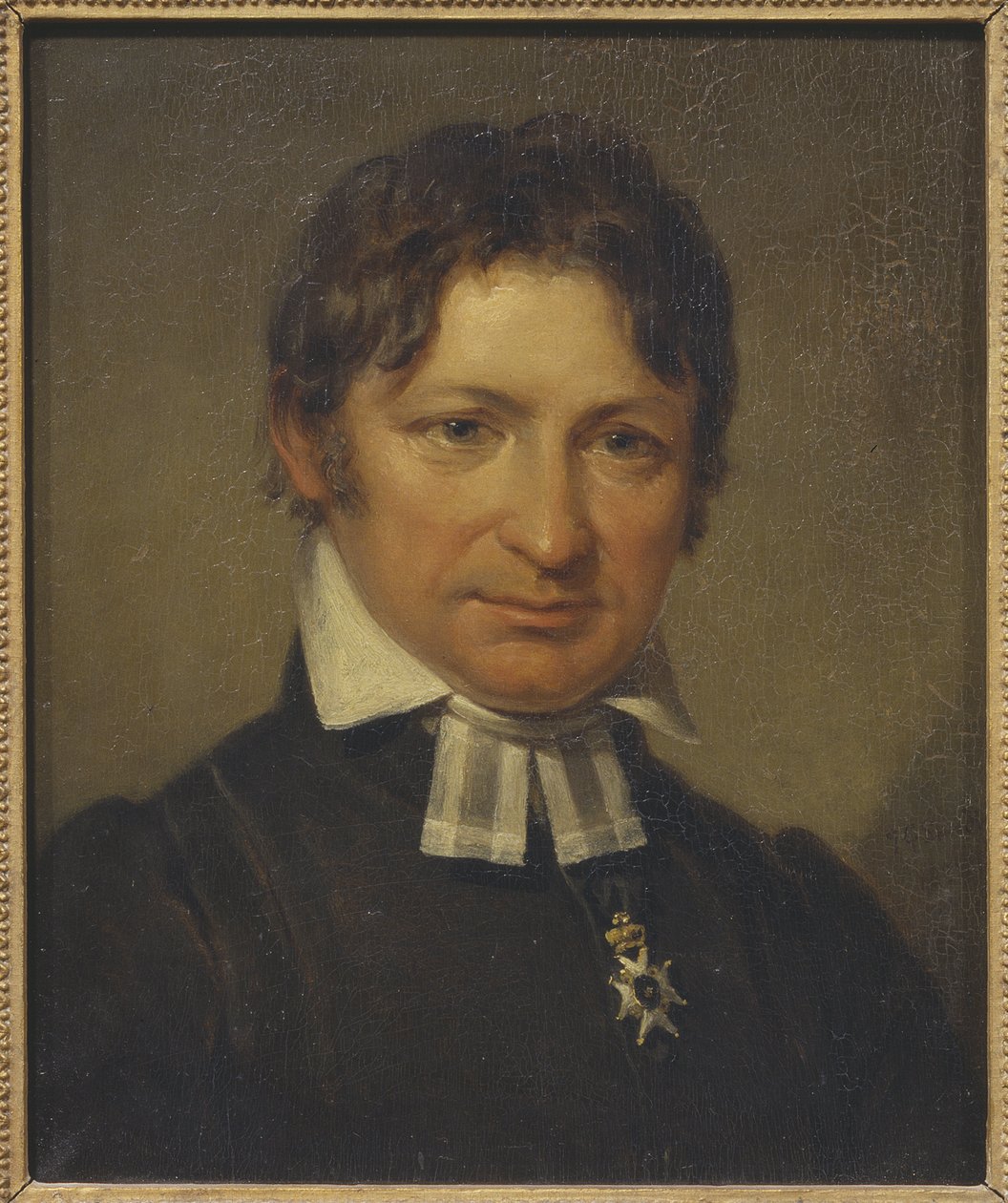Francois Michel Franzen, finsktalande poet och teolog - Porträtt av Frans Mikael Franzen av Johan Gustaf Sandberg