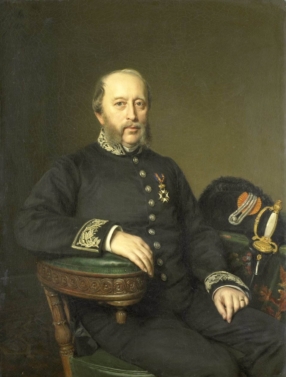 Gerard Johan Lost van Themaat (1809-90). Ledamot av provinsstyrelsen i Utrecht av Johan Heinrich Neuman