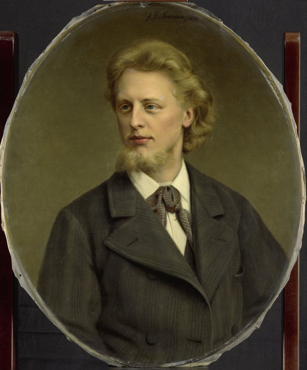 Porträtt av Jacques Fabrice Herman Perk (1859-1881) av Johan Heinrich Neuman