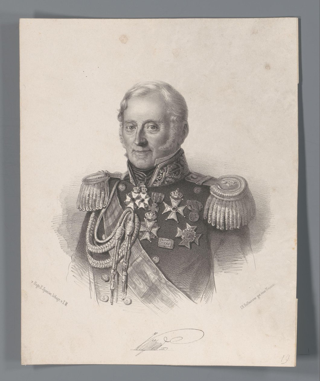 Porträtt av Jan Coenraad Koopman av Johan Hendrik Hoffmeister